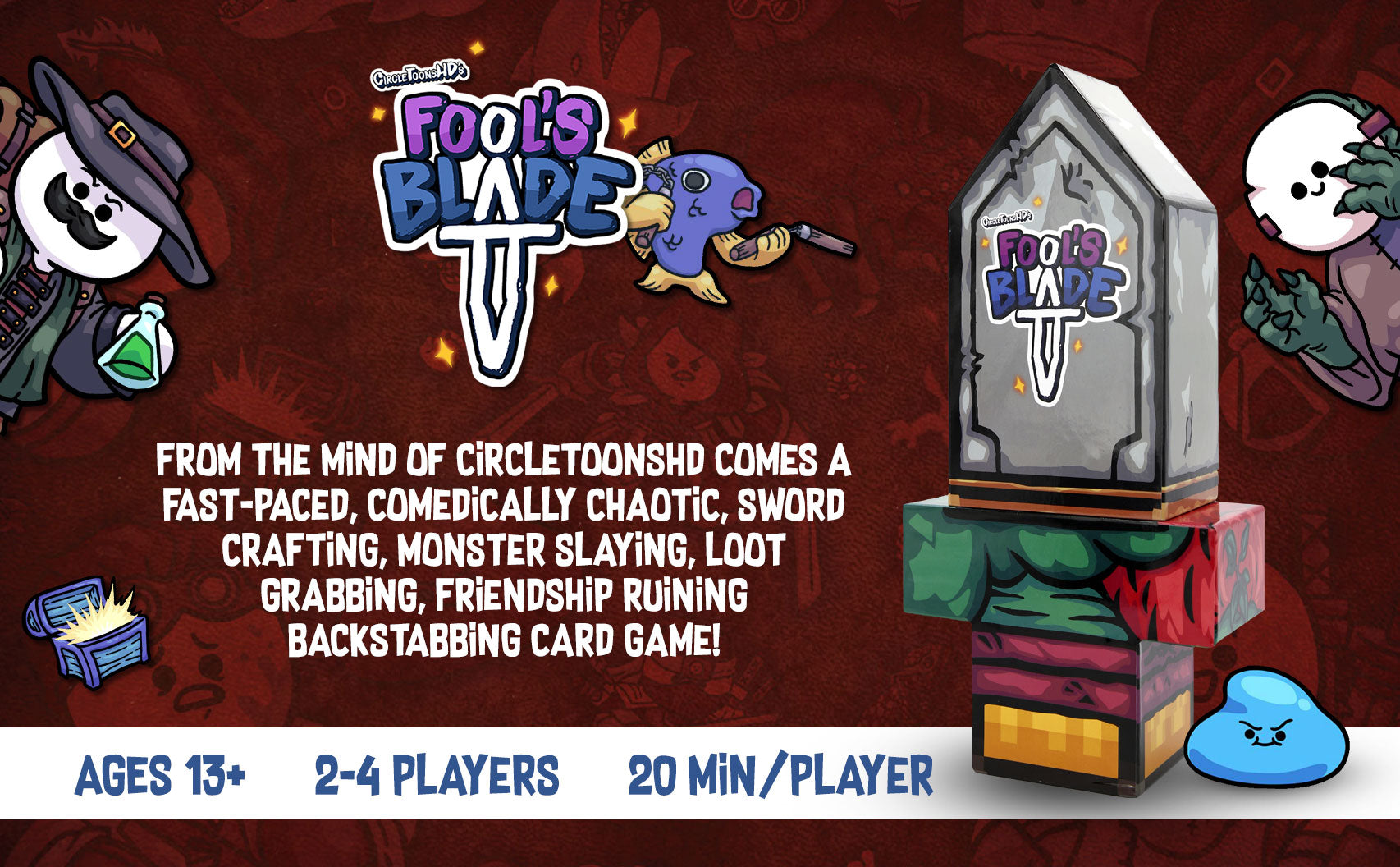 Fool's Blade Standard 'Jumbo Box' Edition Card Game